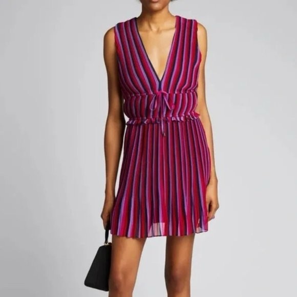 Ramy Brook Dresses & Skirts - RAMY BROOK MCKENZIE RUFFLED MINI DRESS,  SIZE 2 PASSION COMBO